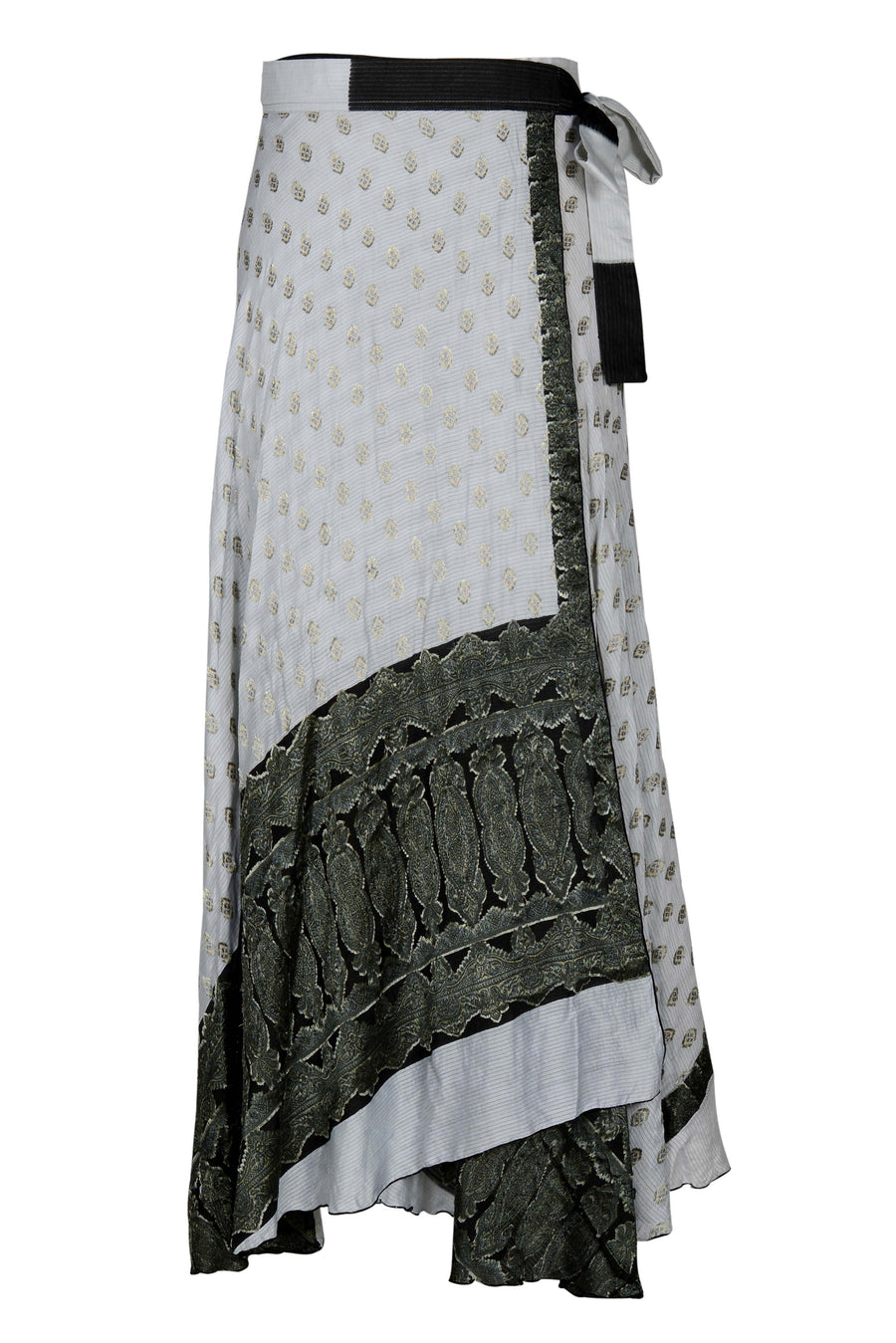 Nawila - Hand Cut Silk Degrade Classic Wrap Skirt (7123893878980)