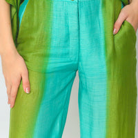 Zemella - Cotton Silk Degrade Long Pants (7123732005060)