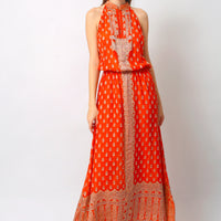 Darena - Hand Cut Silk Long Dress (7107157459140)