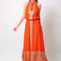 Darena - Hand Cut Silk Long Dress (7107157459140)