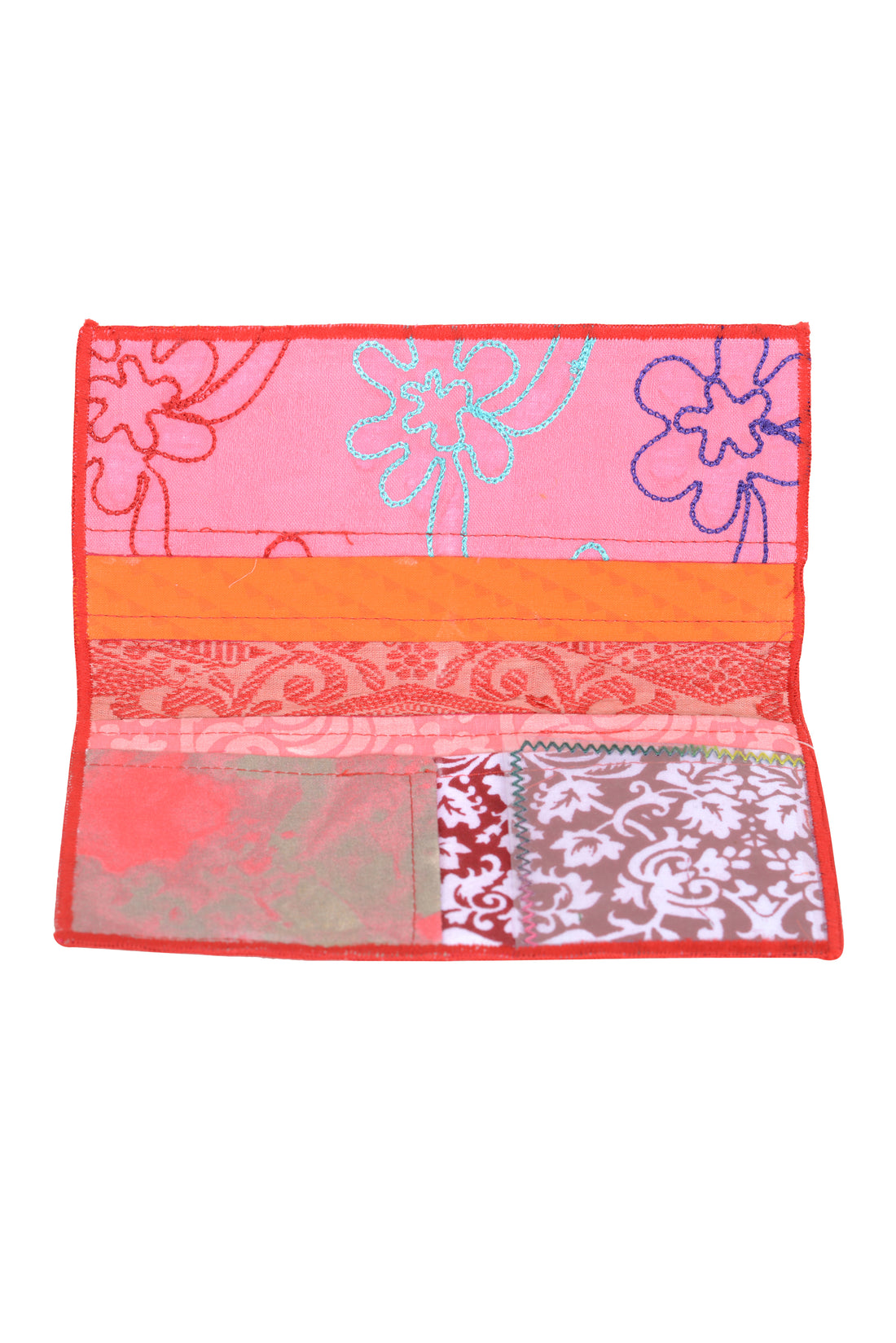 Patchwork Silk Cotton Wallet (6112510247108)