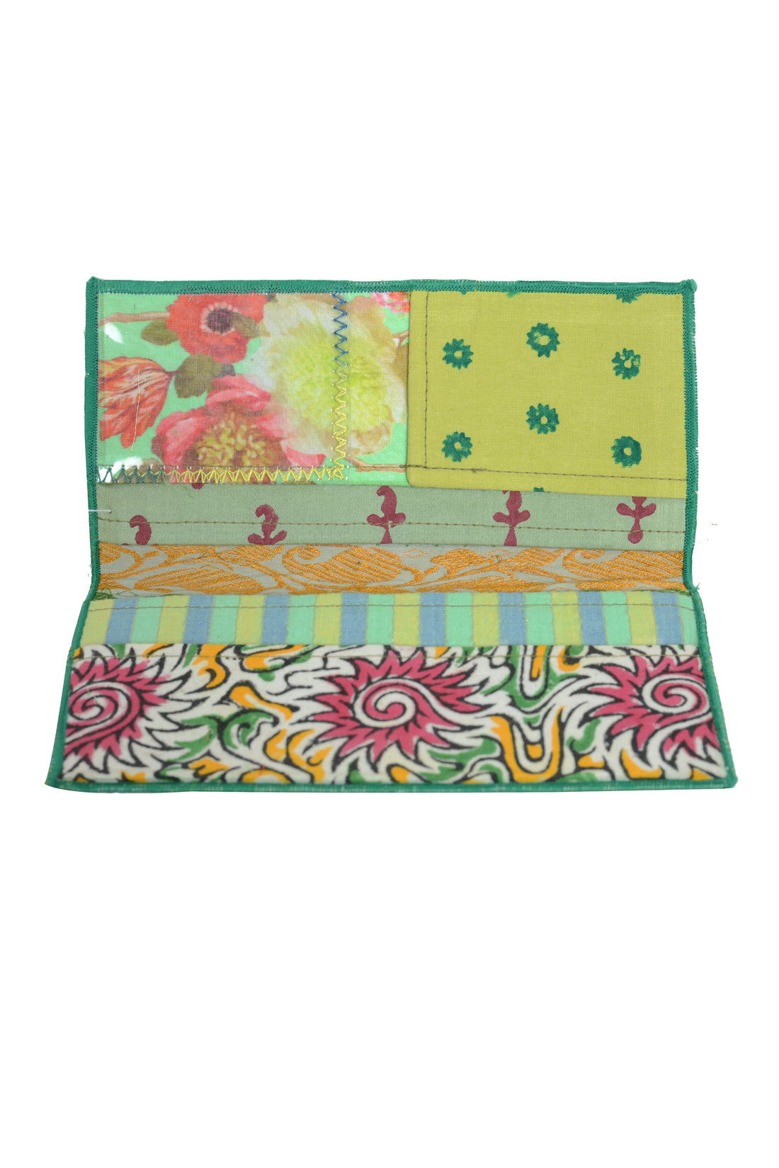 Patchwork Silk Cotton Wallet (6112510247108)