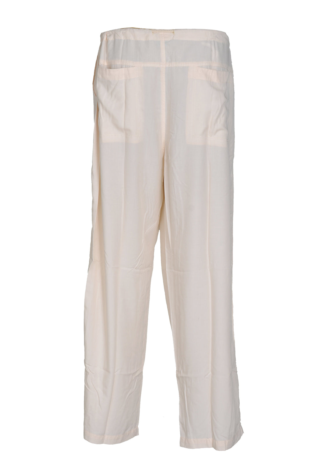 Almero - Rayon Solid Drawstring Pants (6207045599428)