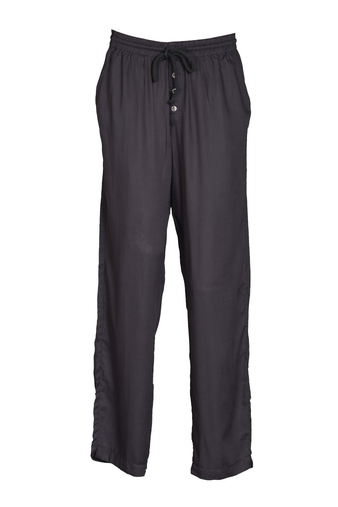 Bobby Water - Rayon Solid Drawstring Pant (6539345002692)