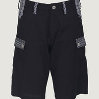 Wyatt - 100% Cotton Shorts With Hand Carved Bone Buttons (4493568737385)