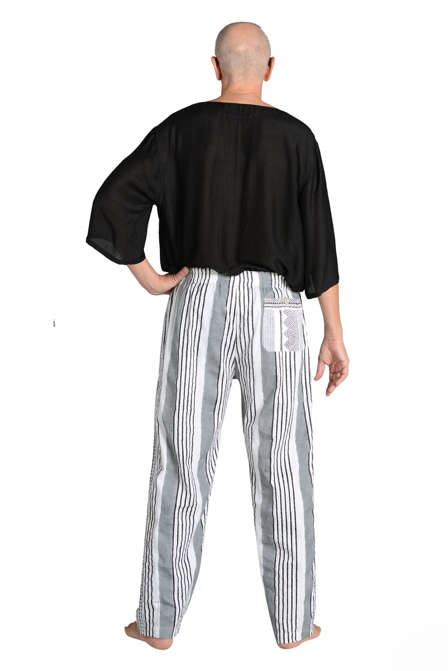 Russell - Cotton Twill Print Long Pants (7190437855428)