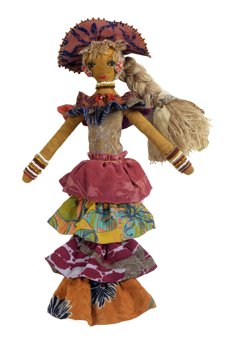 Hand Made Pure Silk Polly Doll (460019138601)