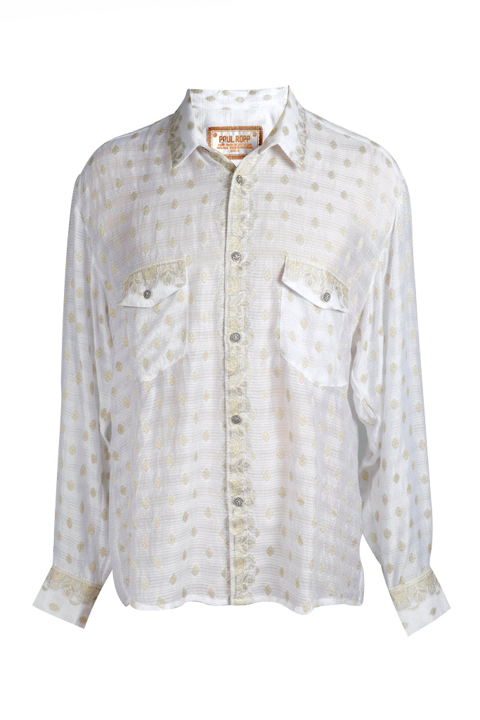 Dylan Shirt - Hand Cut Silk Men's Shirt (3567078506601)