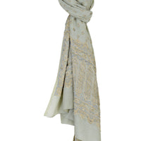 Meghan Jacquard Silk Shawl/ Scarf (6777516228804)