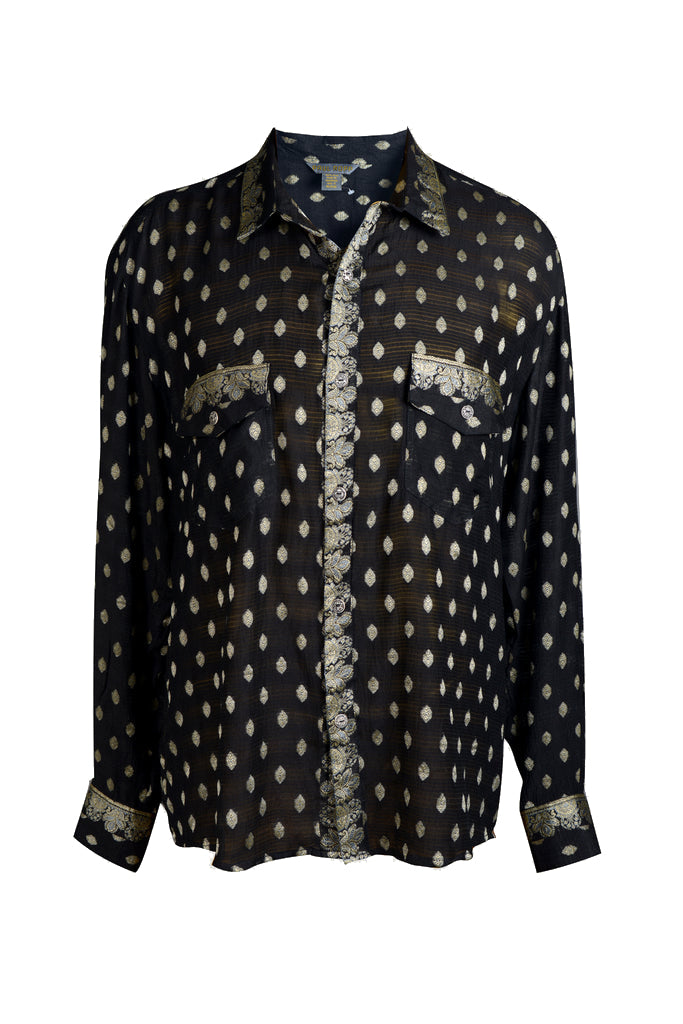 Dylan Shirt - Hand Cut Silk Men's Shirt (3567078506601)