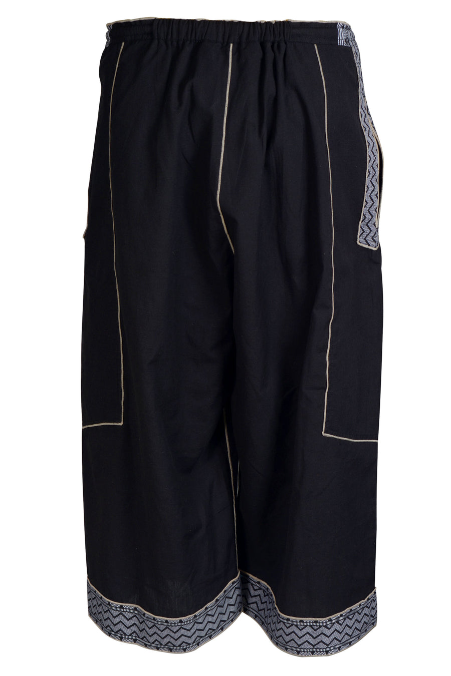 Eli - 100% Soft Cotton Drawstring Cropped Men's Pant (4493581025385)