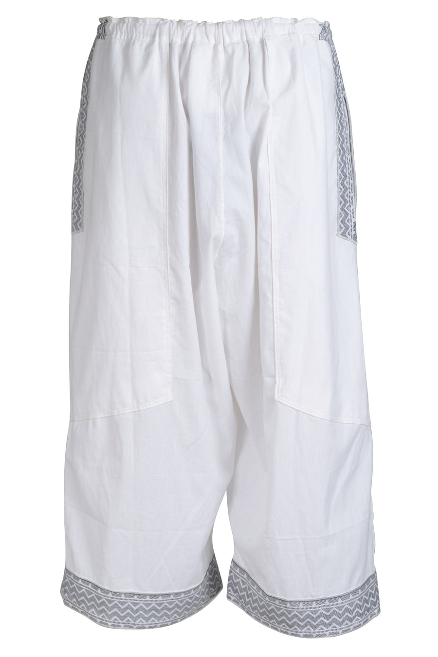 Eli - 100% Soft Cotton Drawstring Cropped Men's Pant (4493581025385)