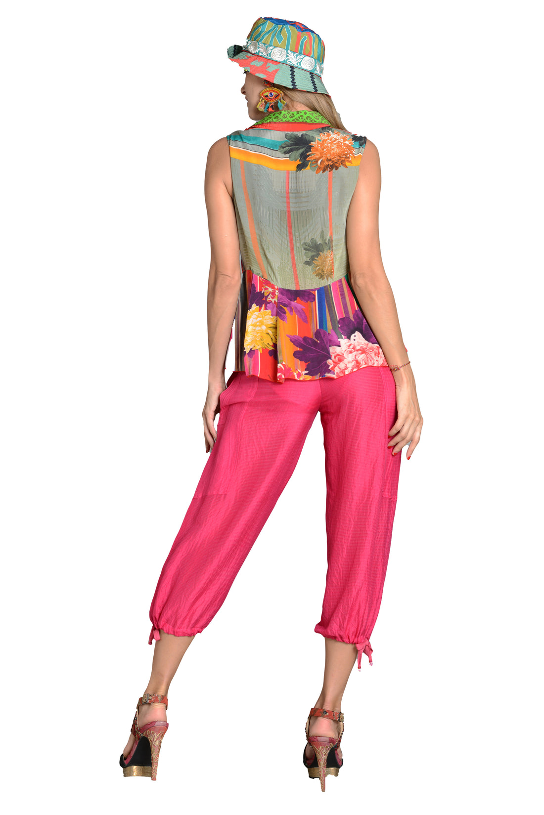 Ellen - Cotton Silk Solid Pants (6974664081604)