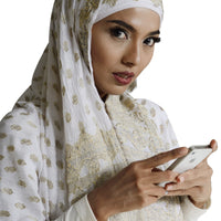 Meghan Jacquard Silk Shawl/ Scarf (3612861988969)