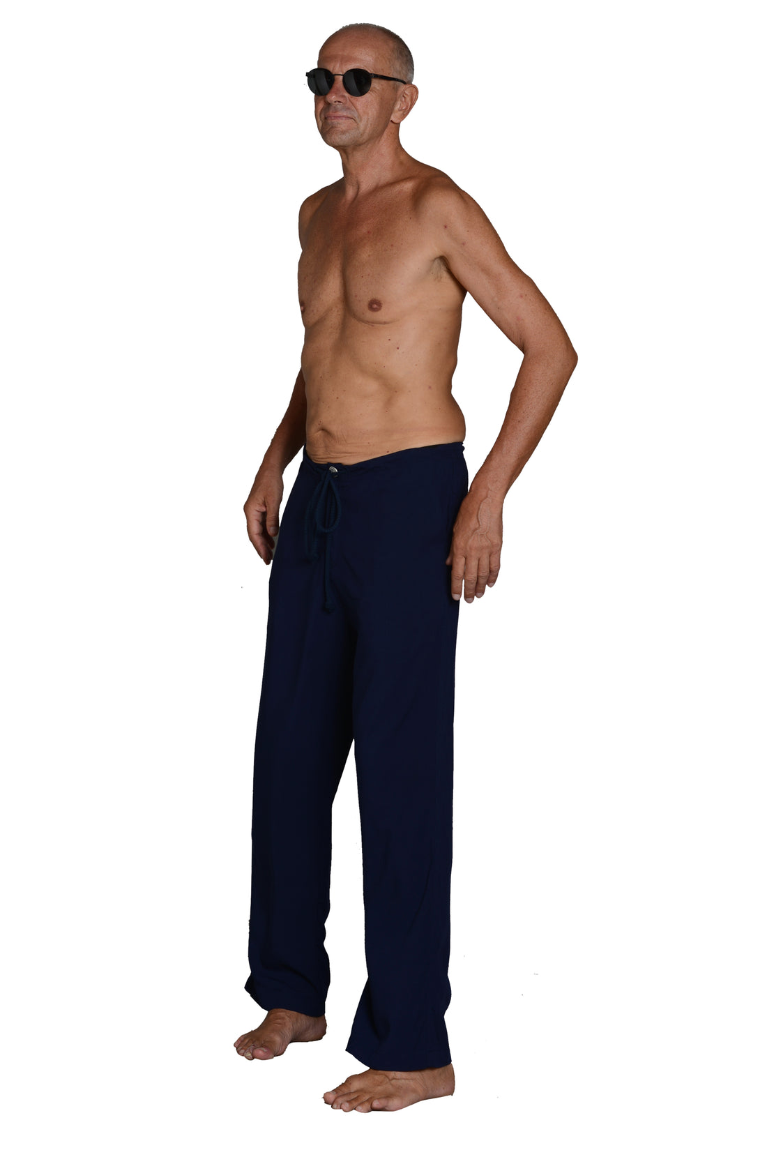 Almero - Rayon Solid Drawstring Pants (6207045599428)