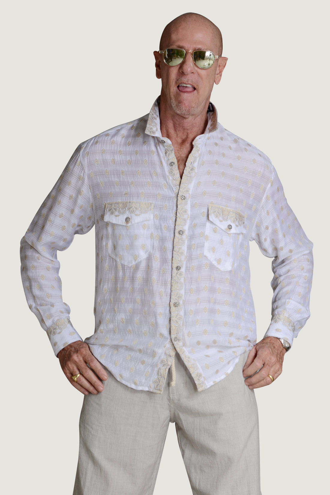 Dylan Shirt - Hand Cut Silk Men's Shirt (3567078506601)