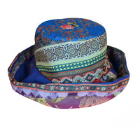 Fletcher Hat - Original Tribal Print Rayon Digital Georgette (7329606598852)